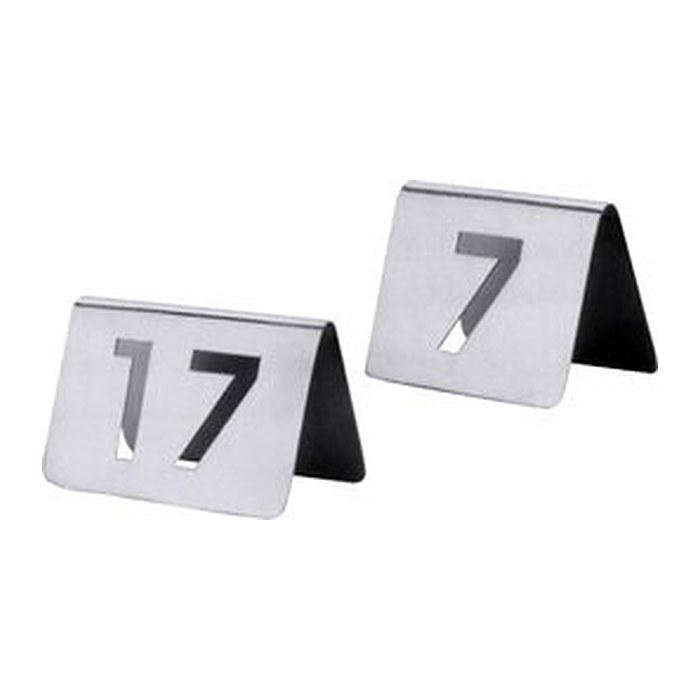 contacto 1-12 Tischnummern grau 5,3 x 3,4 cm, 1 St.