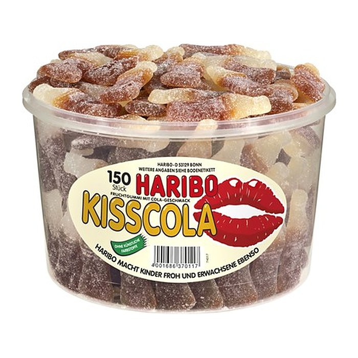 HARIBO Kiss-Cola Fruchtgummi 150 St./1350,0 g, 150 St.