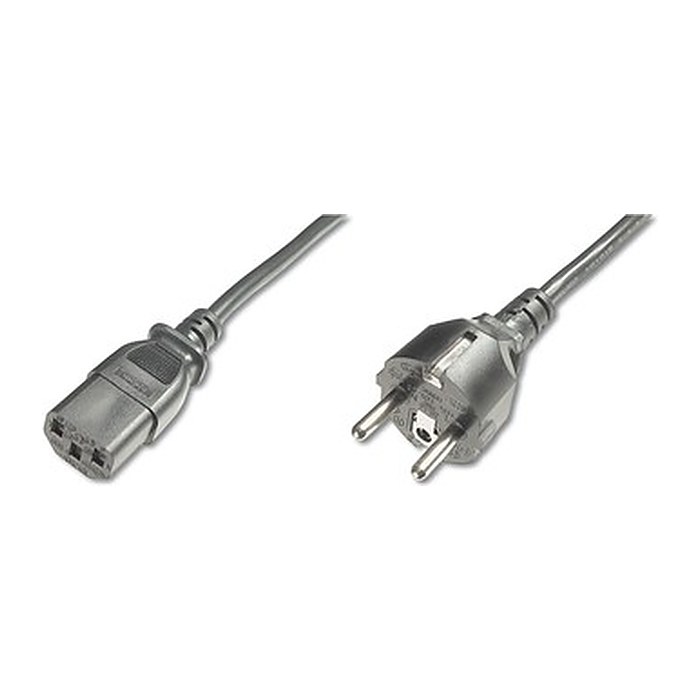 DIGITUS Netzanschlusskabel, 1,8m, Schuko - C13, schwarz