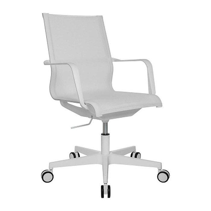 Topstar Bürostuhl Sitness Life 40, FY43BA GY3H Stoff weiß, Gestell weiß