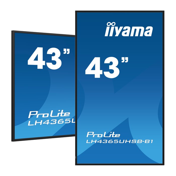iiyama ProLite LH4365UHSB-B1 UHD-Display, schwarz, 108,0 cm (43,0 Zoll)