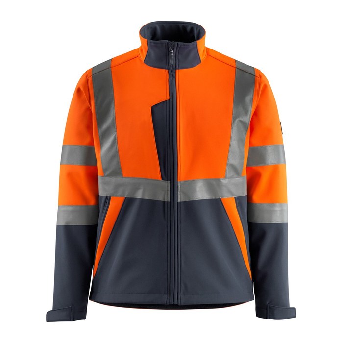 MASCOT® unisex Warnjacke Kiama orange, schwarzblau Größe 4XL