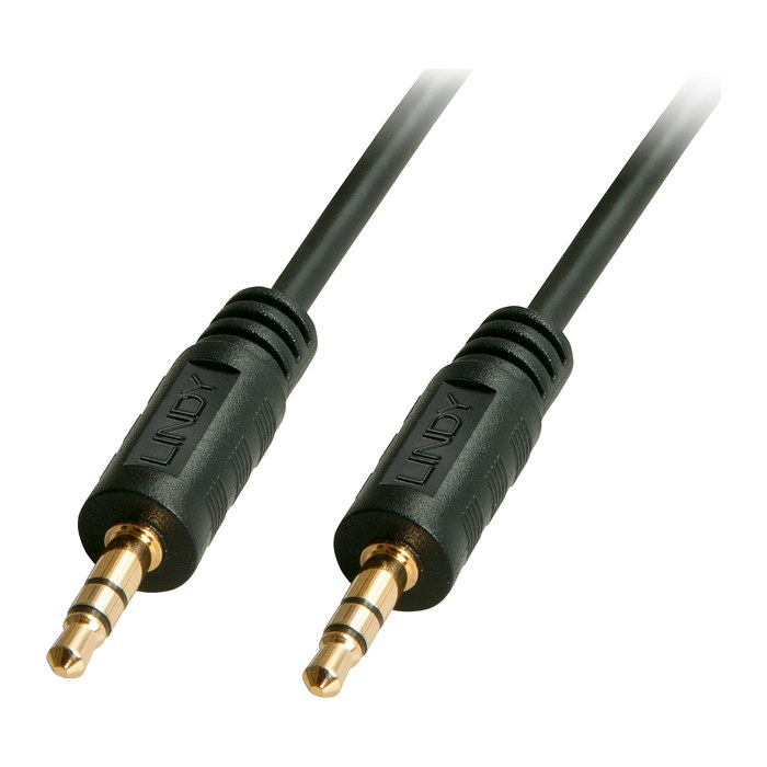 LINDY Audiokabel Stereo 3.5mm/3.5mm M/M 0.25m