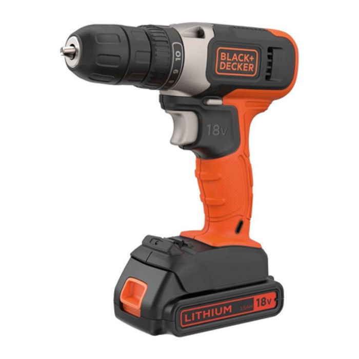 Black&Decker Akku-Bohrschrauber 18V 1,5Ah BCD001C1