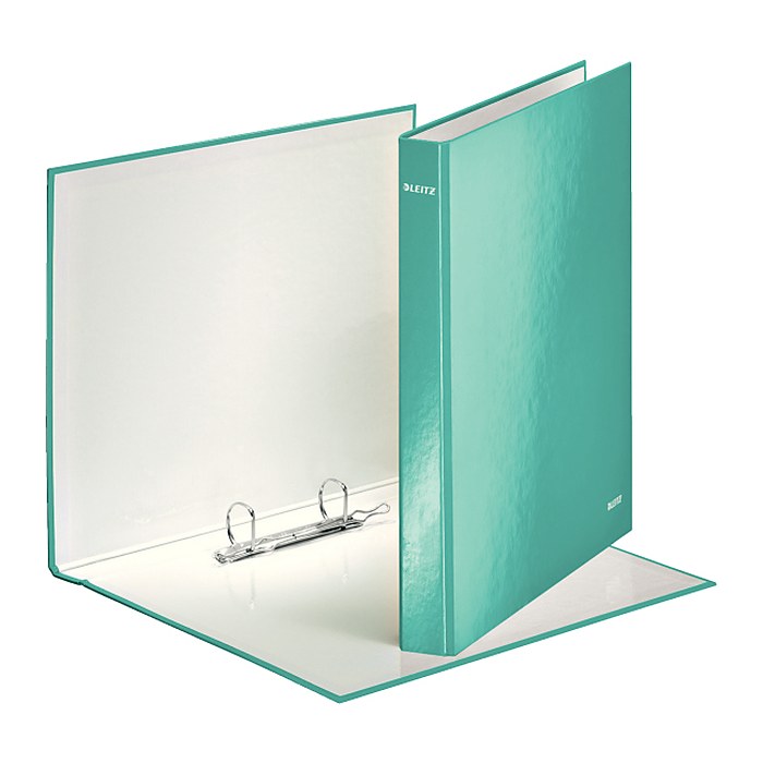 LEITZ WOW Ringbuch 2-Ringe eisblau 4,0 cm DIN A4, 1 St.
