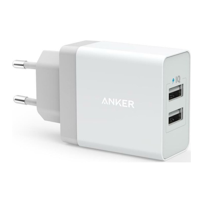 ANKER PowerPort2 Ladeadapter schwarz, 24 Watt