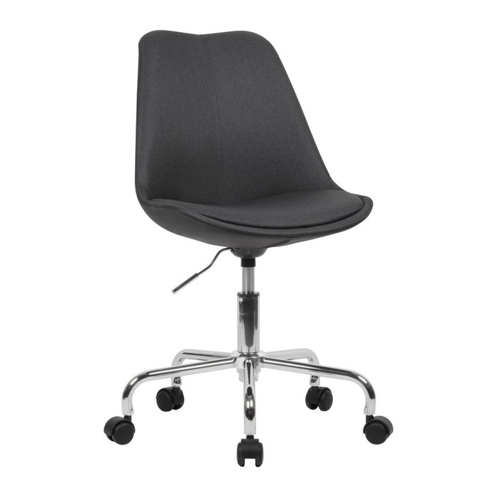 AMSTYLE Bürostuhl, SPM1.422 Stoff schwarz, Gestell chrom