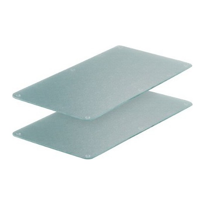 Zeller Herdabdeckplatten transparent, 2 St.