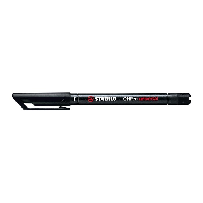 STABILO OHPen universal Folienstifte schwarz 0,7 mm permanent, 10 St.