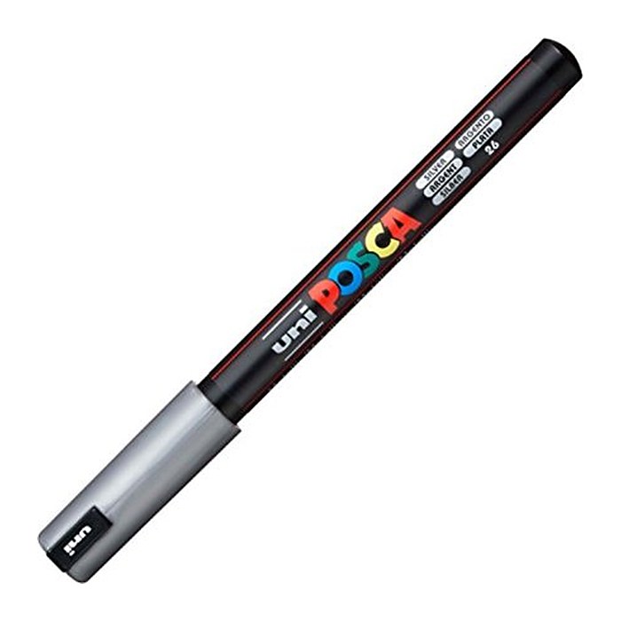 POSCA Marker UNI PC-1MR silber