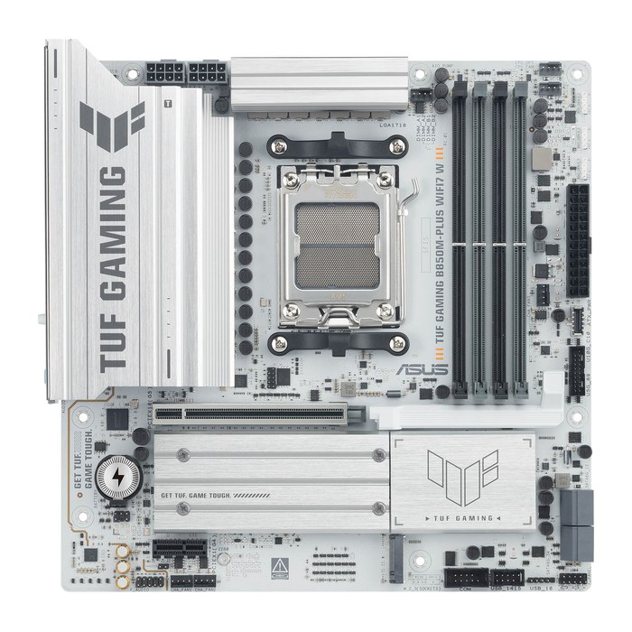 ASUS TUF GAMING B850M-PLUS WIFI7 W (AMD,AM5,DDR5,mATX)