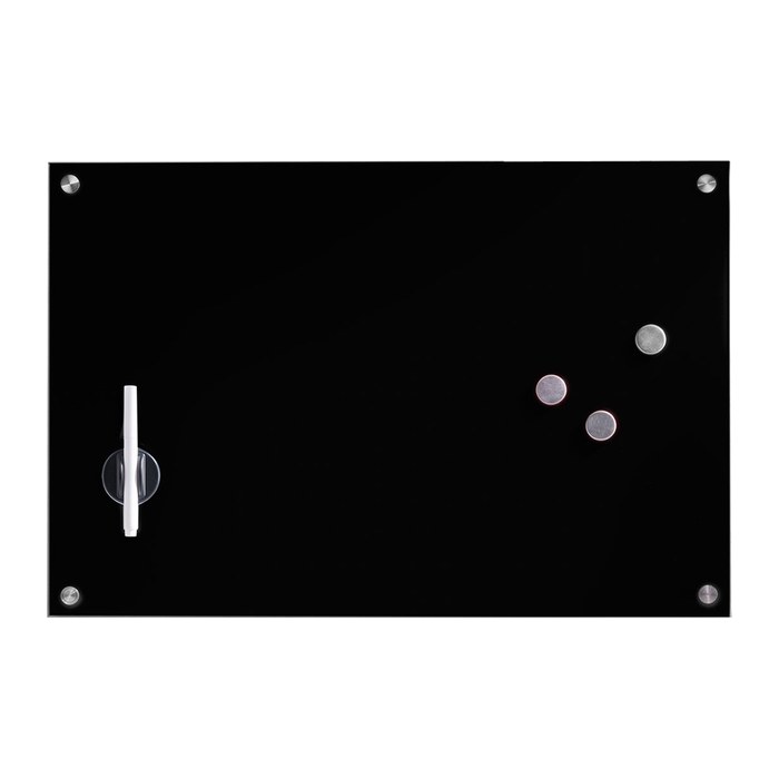 Zeller Glas-Magnettafel 60,0 x 40,0 cm schwarz