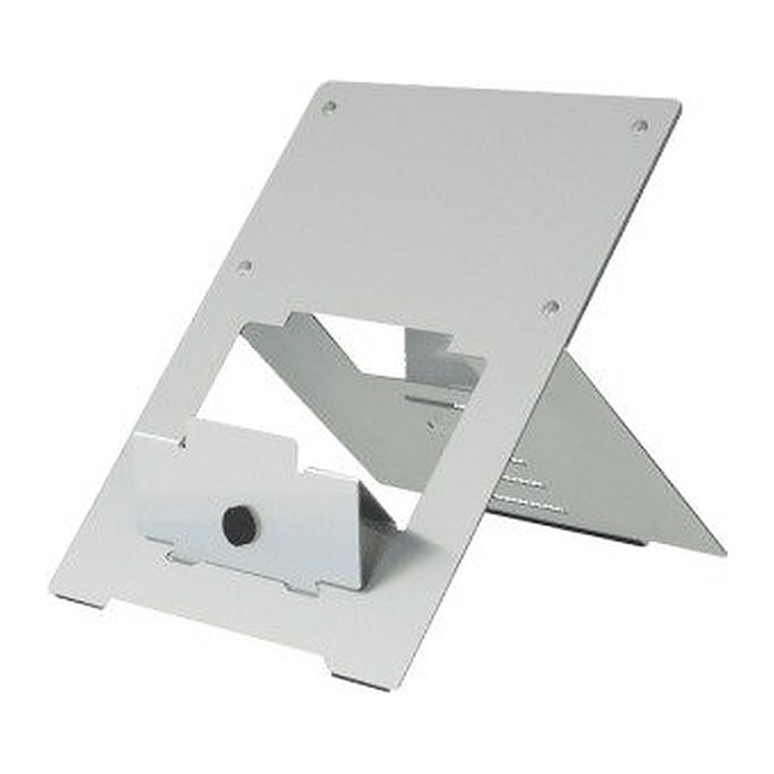 R-Go Laptopständer 10"-22" Max.5KG Riser verstellbar silber