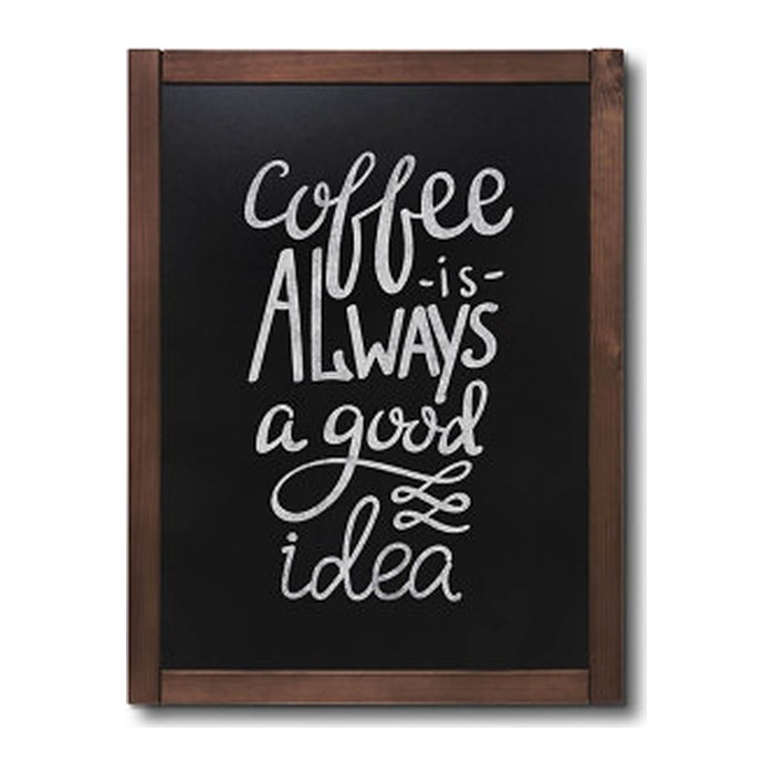 Showdown® Displays Kreidetafel Natura 60,0 x 80,0 cm Dark Wood