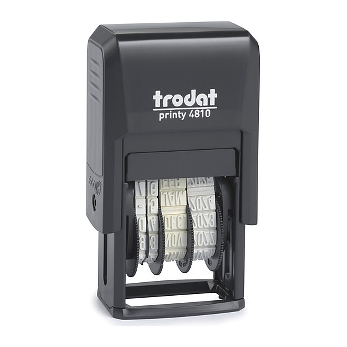 trodat Datumstempel Printy NL schw + Kissen schw 4810