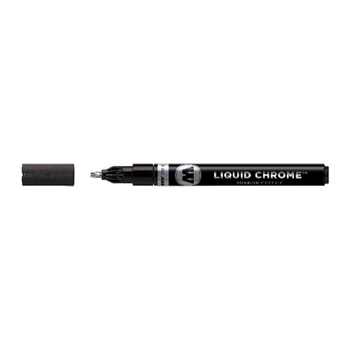 MOLOTOW LIQUID CHROME™ Calligraphy Acrylstift silber 3,0 mm, 1 St.