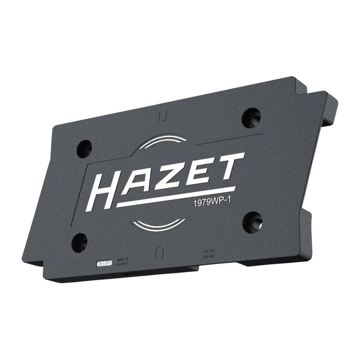 HAZET Wireless Charging Pad Single Induktive Ladestation schwarz, Kabellänge: 100,0 cm, 850 mA