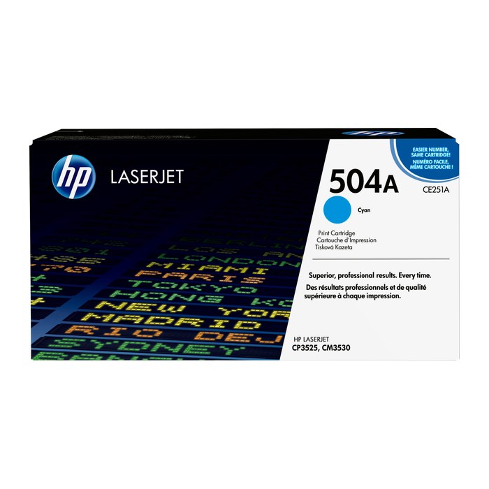 HP 504A (CE251A) cyan Tonerkartusche