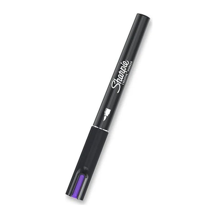 Sharpie Kreativmarker Pinselspitze Acryl lila