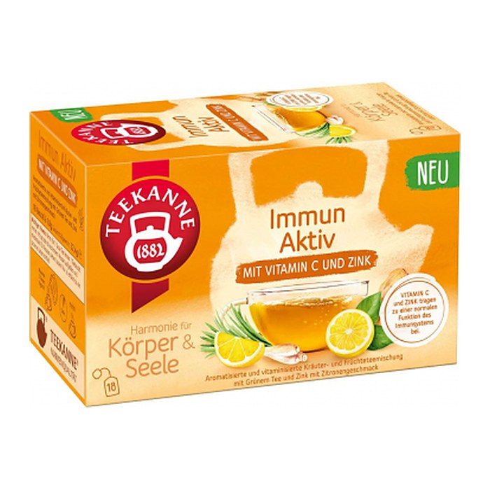 TEEKANNE Immun Aktiv Tee 18 Portionen