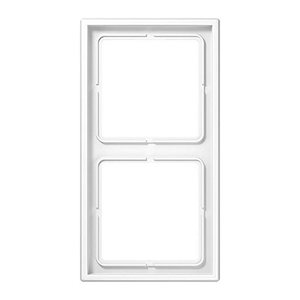 JUNG  2-fach Steckdosenrahmen LS 982 WW weiß 15,2 x 8,1 cm, 1 St.