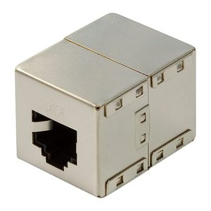 Logilink Patchkabelverbinder 1:1 Cat.6 STP, Metallgehäuse