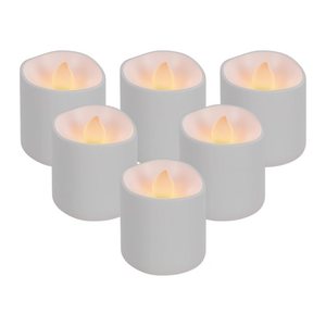 goobay LED-Teelichter weiß, 6 St.