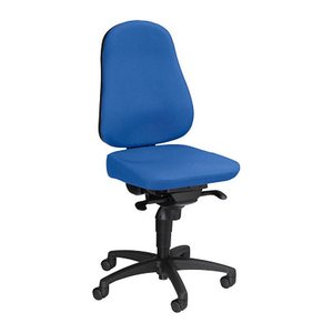 Topstar Bürostuhl Body Balance 50, BAL50T26 Stoff blau, Gestell schwarz