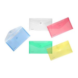 FolderSys Dokumententaschen DIN lang farbsortiert glatt 0,20 mm, 10 St.