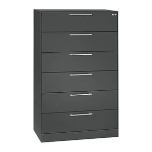 CP C 3000 Asisto Karteischrank anthrazit 6 Schubladen 80,0 x 43,5 x 131,0 cm, 1 St.