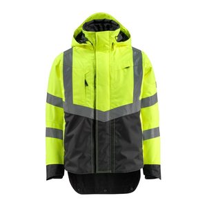 MASCOT® unisex Warnjacke Harlow gelb, schwarz Größe M