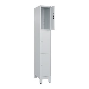 CP Schließfachschrank Classic Plus lichtgrau 080010-103 S10009, 3 Schließfächer 30,0 x 50,0 x 195,0 cm
