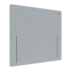 LEITZ Tischtrennwand 61230085, hellgrau 80,0 x 70,0 cm, 1 St.