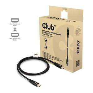 Club3D Kabel MiniDP 2.1 <-> MiniDP 2.1 1m 10K60Hz St/St retail