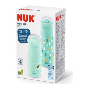 NUK Mini-Me Trinkflaschen Set, ab 9 Monaten, mint