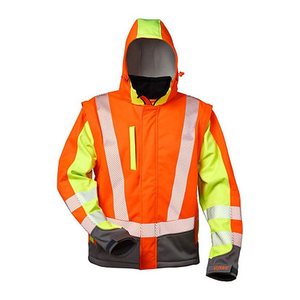 elysee® unisex Warnjacke ATANAS orange, gelb Größe M