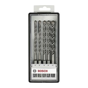 BOSCH Hammerbohrer-Set Robust Line SDS plus-5, 5-teilig