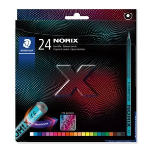 STAEDTLER NORIX® 186 Buntstifte farbsortiert, 24 St.