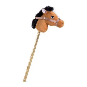 heunec® Steckenpferd mit schwarzer Mähne dunkelbraun, 1 St.