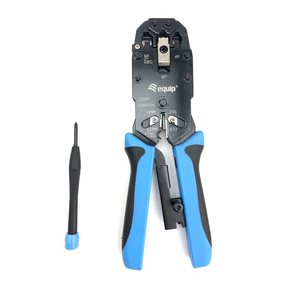 Equip Krimpzange 4P/2C->8P/8C/DEC/RJ45/RJ12/RJ11 blau