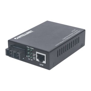 INTELLINET Medienkonverter Gigabit Singlemode 20km 1310
