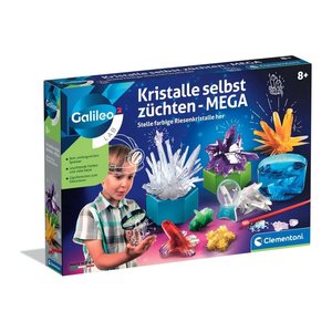 Clementoni Experimentierkasten Kristalle selbst züchten Mega mehrfarbig