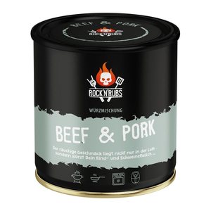 ROCK N RUBS Ultimative Würze - Beef & Pork 140g MHD 02/28
