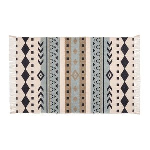 WENKO Badematte Bere beige, schwarz, blau, braun 50,0 x 80,0 cm