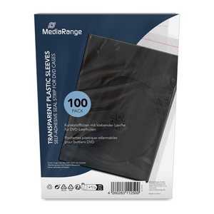 MediaRange Transparente 14mm DVD-Leerhüllen 100er-Pack