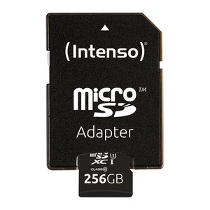 Intenso Speicherkarte microSDXC-Card PREMIUM, 256 GB, 1 St.