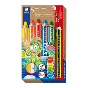 STAEDTLER Noris® junior 140 Buntstifte farbsortiert, 6 St.