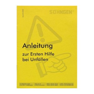 SÖHNGEN Erste-Hilfe-Anleitung, 1 St.