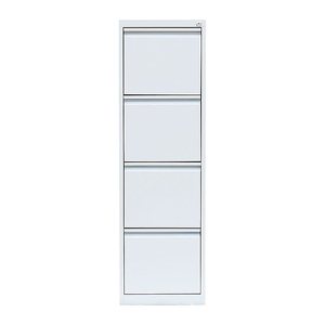 LÜLLMANN Hängeregistraturschrank signalweiß 4 Schubladen 40,0 x 62,0 x 132,0 cm, 1 St.