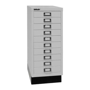 BISLEY MultiDrawer™ L2910S Schubladenschrank lichtgrau 10 Schubladen 27,8 x 38,0 x 67,0 cm, 1 St.